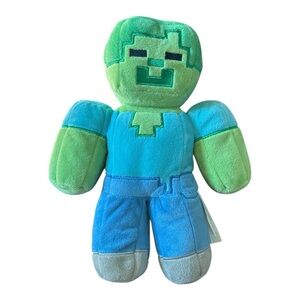 Minecraft Zombie Guy Steve Plush 2020